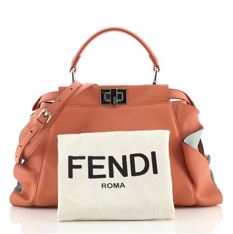 fendi peekaboo mini 2016|Fendi peekaboo price euro.